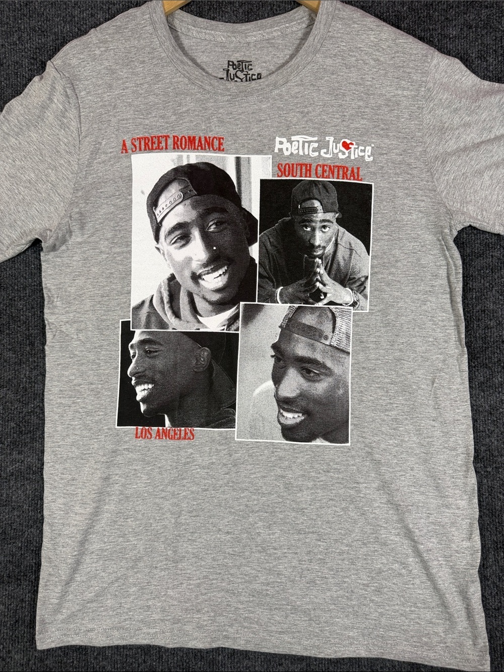 Poetic Justice Tupac Shakur 2Pac South Central Los Angeles T-Shirt M